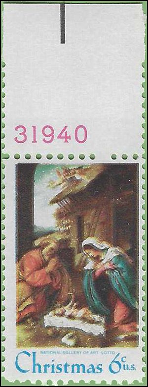 #1414 6c Christmas Nativity 1970 Mint NH