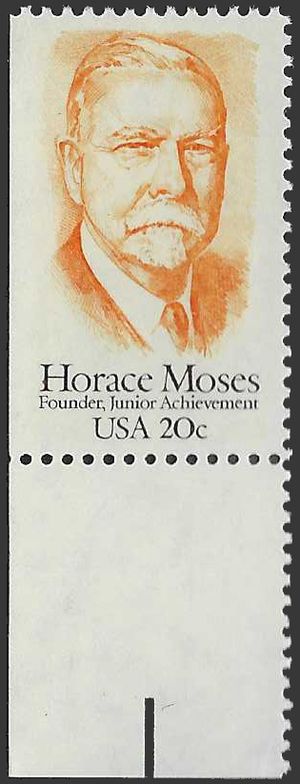 #2095 20c Horace Moses 1984 Mint NH