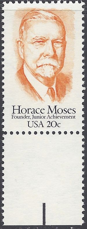 #2095 20c Horace Moses 1984 Mint NH