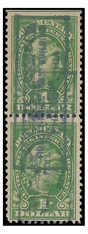 Scott R240 $1.00 Internal Revenue Documentary 1917-33 Used