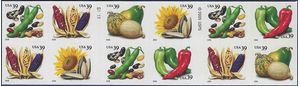 #4008-4012 39c Crops of the Americas Cpl Booklet/20 2006 Mint NH