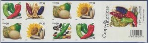 #4008-4012 39c Crops of the Americas Cpl Booklet/20 2006 Mint NH