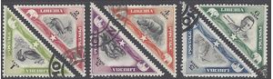 Liberia # 271-276 1937 Used Set of 6