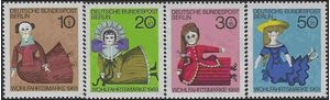 Germany Berlin #9NB 57-9NB60 1968 Mint NH Set of 4