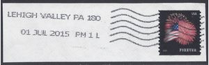 #4868 (49c Forever) Star Spangled Banner Coil Single Used