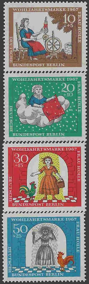 Germany Berlin #9NB 49-9nb52 1967 Mint NH Set of 4