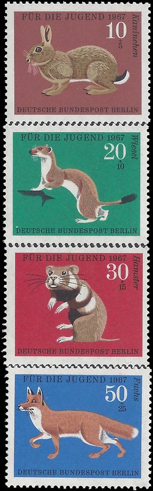 Germany Berlin #9NB 45-9NB 48 1967 Mint NH Cpl Set of 4