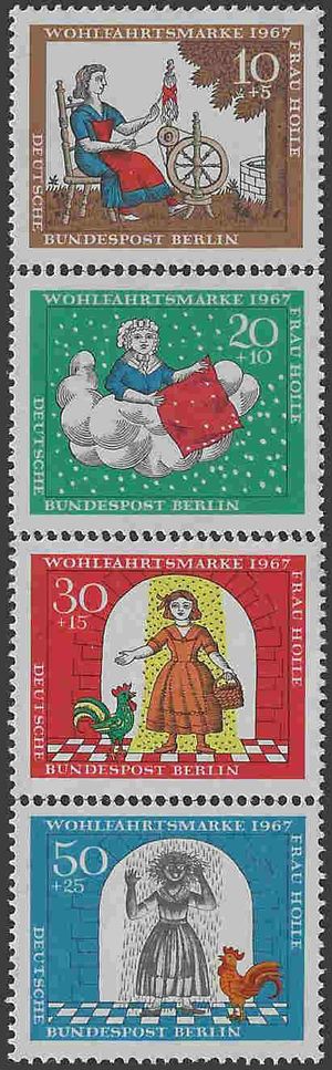 Germany Berlin #9NB 49-9nb52 1967 Mint NH Set of 4
