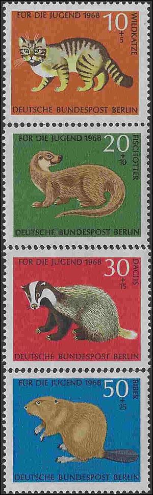 Germany Berlin #9NB 53-9NB56 1968 Mint NH Set of 4