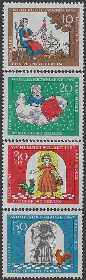 Germany Berlin #9NB 49-9nb52 1967 Mint NH Set of 4