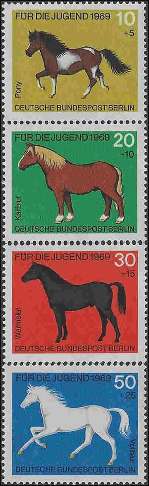 Germany Berlin #9NB 61-9NB64 1969 Mint NH Set of 4