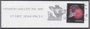 #4854 (49c Forever) Star Spangled Banner Coil Single 2014 Used