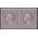 # 494 3c George Washington Coil Pair 1918 Mint LH
