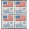 #1623 13c Flag Over Capital Booklet Block/4 11x10.5 1977 Mint NH
