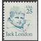 #2182a 25c Great Americans Jack London Booklet Single 1988 Mint NH