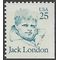 #2182a 25c Great Americans Jack London Booklet Single 1988 Mint NH