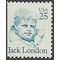 #2182a 25c Great Americans Jack London Booklet Single 1988 Mint NH