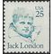 #2182a 25c Great Americans Jack London Booklet Single 1988 Mint NH