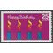 #2395 25c Special Occasions Happy Birthday Booklet Single 1988 Mint NH