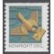 #4495 5c Nonprofit org. Art Deco Bird Coil Single 2011 Used