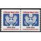 Scott O135 20c Official Mail Coil Pair P#1 1983 Mint NH