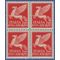 Italy #C 19 1932 Mint NH Block of 4 Gum Disturbance Left 2 Stamps