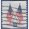 #1509 10c 50 Star and 13 Star Flags 1973 Used