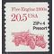 #2264 20.5c Fire Engine 1900s Coil Single Bureau Precancel 1988 Mint NH