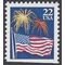 #2276a 22c Flag and Fireworks Booklet Single 1987 Mint NH