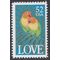#2537 52c Two Parrots & Love 1991 Mint NH