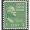 # 804 1c Presidential Issue George Washington 1938 Mint NH