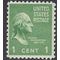 # 804 1c Presidential Issue George Washington 1938 Mint NH