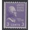 # 851 3c Presidential Issue Thomas Jefferson Coil Single 1939 NH