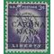 #1035 3c Statue of Liberty Wet Print 1954 Used Precancel Carona Kans.