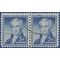 #1038 5c Liberty Issue James Monroe Attached Pair 1954 Used