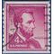 #1058 4c Liberty Issue Abraham Lincoln Dry Print Coil Single 1958 Used