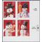 #3676-3679 37c Christmas Snowman Plate Block of 4 2002 Mint NH
