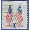 #1519 10c 13 & 50 Star Flag Coil Single 1973 Used