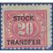 Scott RD  6 20c Stock Transfer Stamp 1916-1922 Used