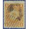 Peru # 118 1894 Used Grille 1879 Overprint Error