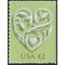 #4271 42c Wedding Hearts Booklet Single 2008 Mint NH