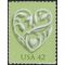 #4271 42c Wedding Hearts Booklet Single 2008 Mint NH