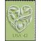 #4271 42c Wedding Hearts Booklet Single 2008 Mint NH