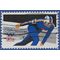 #1796 15c 13th Olympic Games Lake Placid Speed Skating 1980 Used