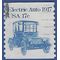 #1906 17c Electric Auto 1917 Coil Single 1981 Used