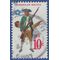 #1568 10c Military Uniforms American Militia 1975 Used