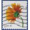 #4177 41c Flowers Orange Gerbera Daisy Booklet Single 2007 Used