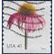 #4184 41c Flowers Coneflower Booklet Single 2007 Used
