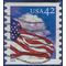 #4243 42c American Flags Flag at Midday Coil Single 2008 Used
