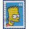 #4401 44c The Simpsons 20th Anniversary  Bart Simpson 2009 Used